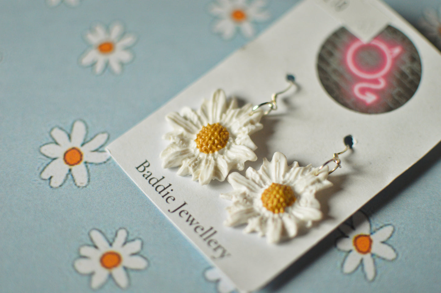 Daisy Flower Earrings