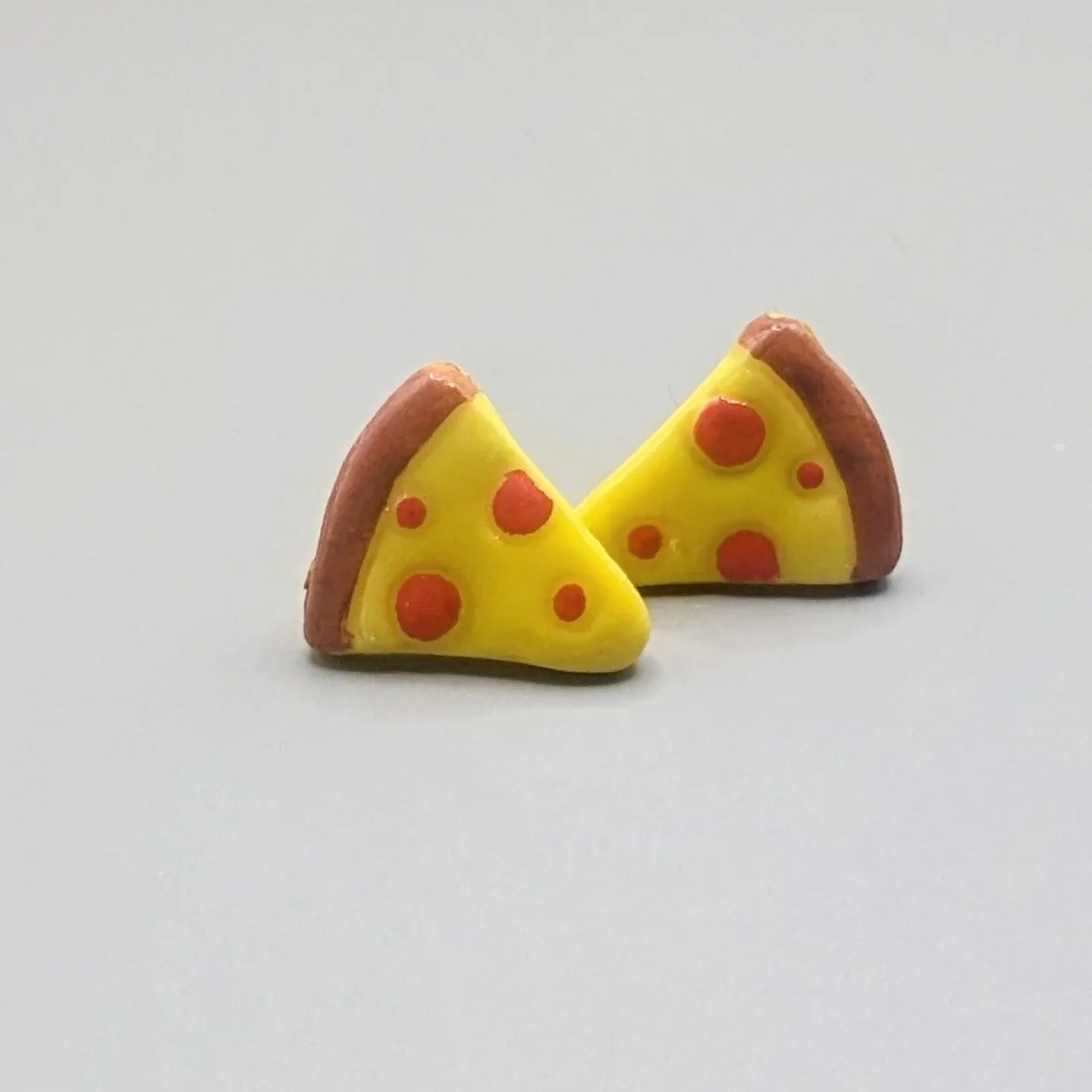 Pizza Slice Stud Earrings