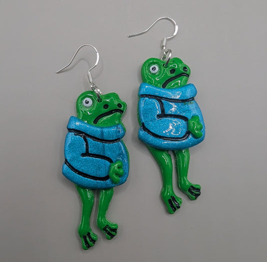 Frogs in jumpers