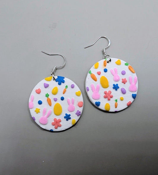 Easter Collage Earrings